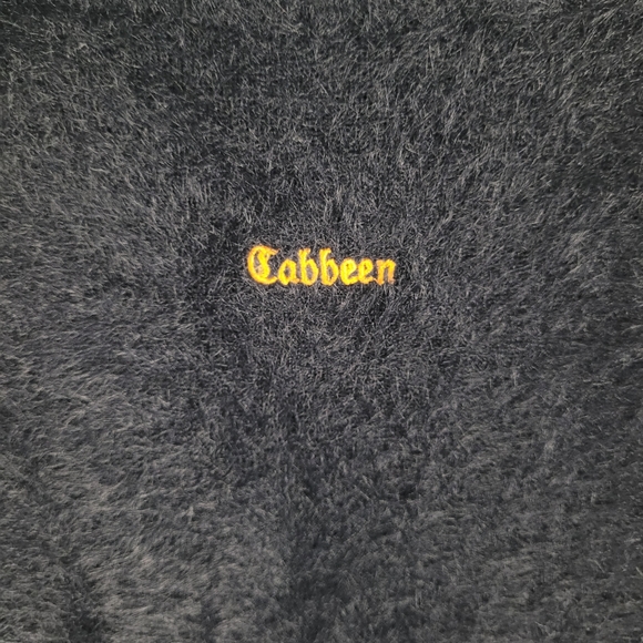 CABBEEN | "Youth" long sleeve scoop neck long faux fur box oversize knit sweater - Picture 5 of 7